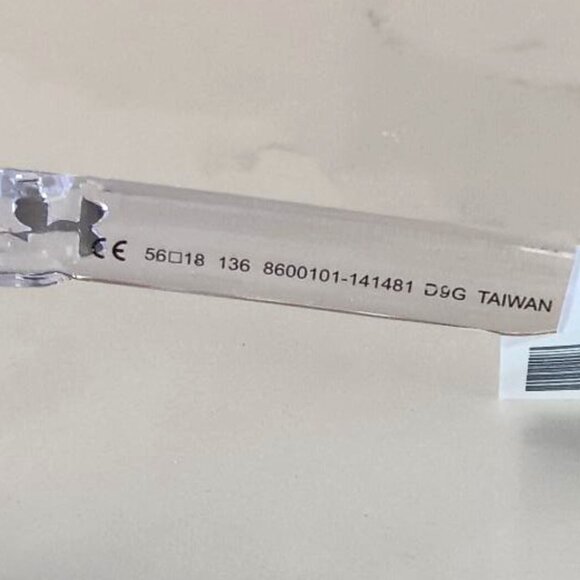 UNDER ARMOUR ASSIST Sunglasses Green Mirror Lens Rectangular Clear Frame NEW - Picture 11 of 12